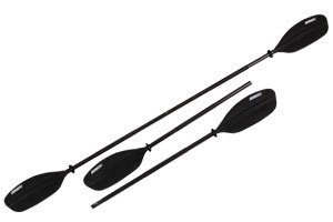 Sea EagleAB50 8' 4 Part Double Ended Kayak and SUP Paddle with Carbon-Fiberglass Shaft and Asymmetrical Spoon Blades