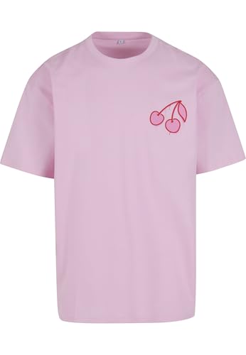 T-Shirt surdimensionné Mister Tee aux cerises roses en taille L pour un confort maximal