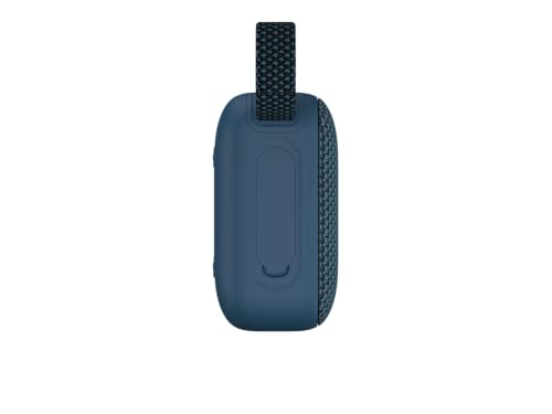 Kenwood AS-60BT-A Portable Bluetooth Speaker 5W with TWS Stereo, IPX7 Waterproof, Passive Radiator, LED Effect, Rechargeable Battery up to 8.5h, Compact and Lightweight Design, 10 m Connection, Blue