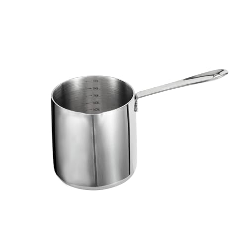 IMEEA Milk Warmer Pot Turkish Coffee Pot 18/10 Tri-Ply