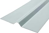 Firsthaube 1100 x 440 x 1,2 mm grau Firsthaube