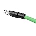 AConnect M8 A-Code 4 Pin Male to 4 Pin Cable High-Flex Shielded for Beckhoff ZK1090-3131 Industrial Automation EtherCAT Fieldbus 16.4ft/5m