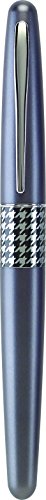 Image of Pilot MR Retro Pop Collection Gel Roller Pen, Gray Barrel with Hound's Tooth Accent, Fine Point, Black Ink (91405)