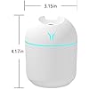 Amazon.com: USB Humidifier With Lights, Portable Mini Low Noise ...