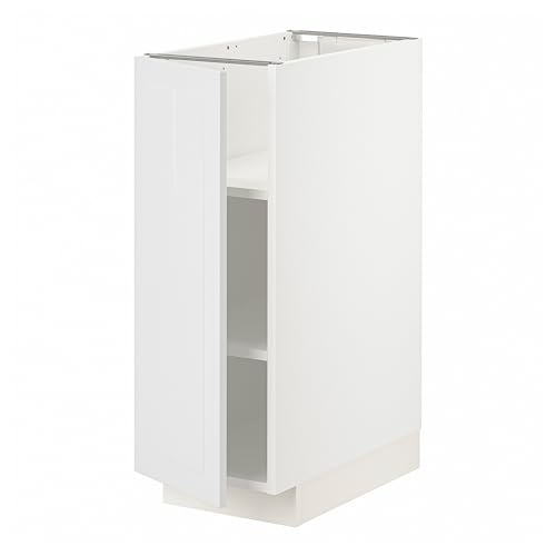 Generic METOD - Armario bajo con estantes, 30 x 60 cm, blanco/blanco Stensund