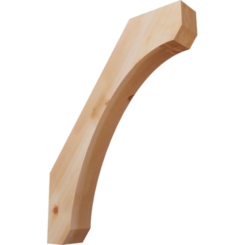 Ekena Millwork BRC04X20X26LEC00SWR 3 1/2"W x 20"D x 26"H Legacy Smooth Knee Brace, Western Red Cedar