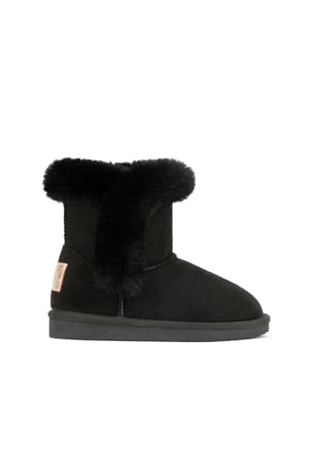 Bottes australiennes pour femme et fille B&W en polaire