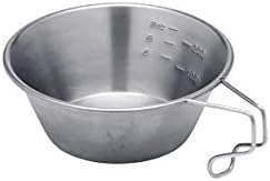 Snow Peak Titanium Sierra Cup - Lightweight Titanium Camping Cup with Measurement Lines - Durable Cookware Camping Supplies - Kitchen Essentials for Camping, Hiking & Backpacking