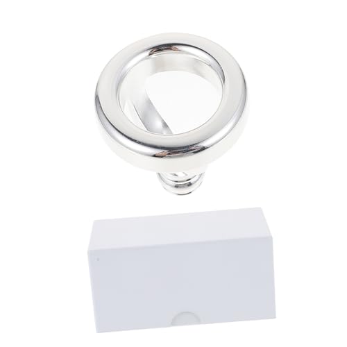 Generic Musician's Essential French Horn Practice Device Horn Mouthpiece Accessory Silver Finish