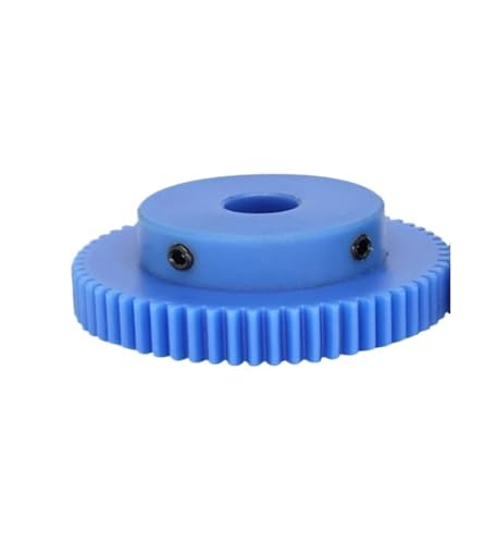 Engrenage en plastique 1M 60T alésage 12mm pas 3.14mm engrenage droit bleu