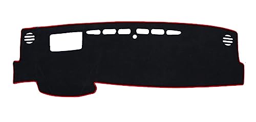 Alfombrilla antideslizante para Camry 70 XV70 RHD tapete de salpicadero con borde azul premium