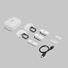 Rode Wireless Micro Wireless Microphone System Light-ning White with Interview Micro Hand Adapter White and Keepdrum Cloth #5