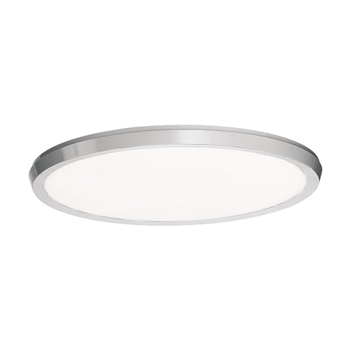 Argo 15in LED Flush Mount Light in Brushed Nickel