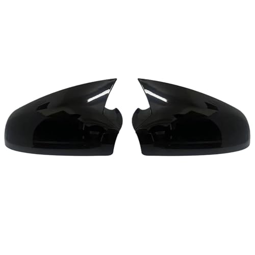 Coques de rétroviseurs Astra H MK5 anti-rayures couleur noir brillant