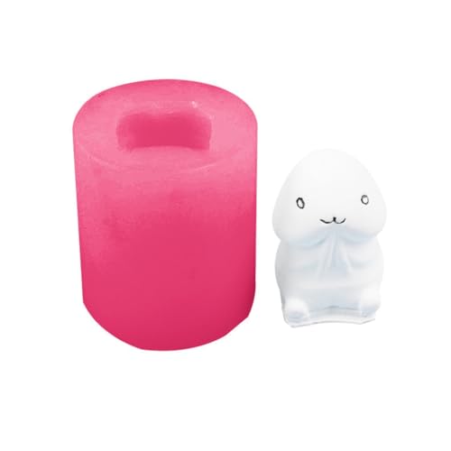 JSGHGDF Funny Penis-shaped Silicone Mold Scented Candle Mold Table Ornament Tools Plaster Making Supplies