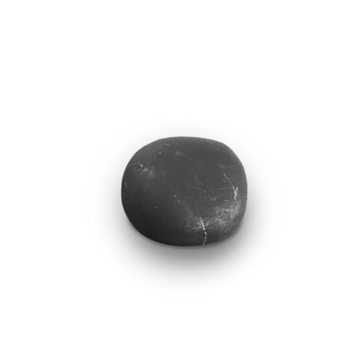 Rare Specimen - Not an Imitation - Shungite Stone - 32% Carbon - Type 3 - Smoothed - Russian Real Black Rock - TOLVU