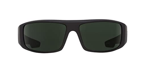 SPY OPTIC LOGAN MATTE BLACK POLARIZED PLASTIC SIGNATURE GREY LENS SUNGLASSES SHADES - Thumbnail 2