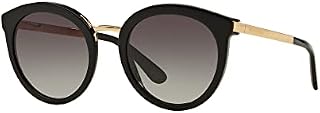 DOLCE & GABBANA Damen 0DG4268 501/8G 52 Sonnenbrille, Schwarz (Black/Gradient) - 1