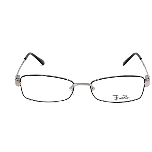 Pucci Montura 2142_033 51 mm Gris: gafas graduadas rectangulares de mujer