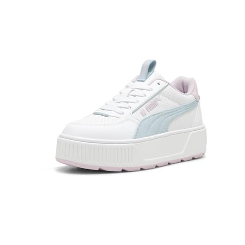 PUMA Kids Girls Karmen Rebelle Tropical Lace Up Sneakers Shoes Casual - White2
