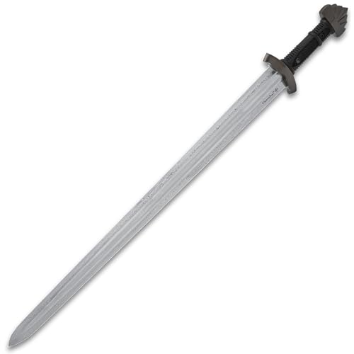 Honshu Damascus Viking Sword | 1060 Carbon Steel Blade