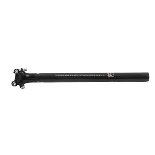 Tija de sillín de aleación de Aluminio y Fibra de Carbono for Bicicleta de montaña de Carretera 25,4/27,2/30,8/31,6 × 350/400 MTB(30.8x350mm)
