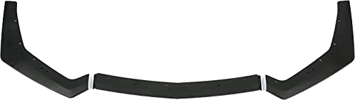 KUAFU Front Splitter Compatible with 2018-2023 Ford Mustang GT Ecoboost Model W/Performance Pack Lower Chin Spoiler Lip Valance Unpainted 3Pcs