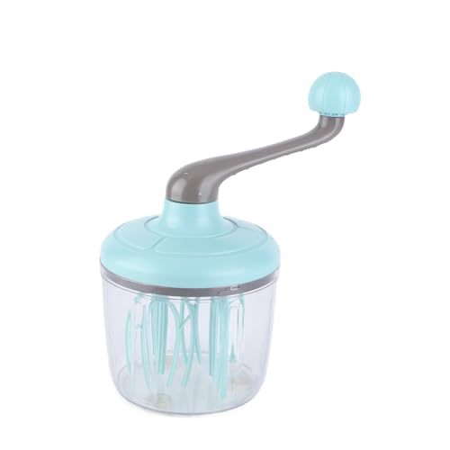 Catálogo de Varillas de batir los más solicitados. 49 Batidora de Manivela con Mango Desmontable y Varillas de Batido de 4 Ejes, Diseño de 1100ml en ABS+PET para Batido Suave