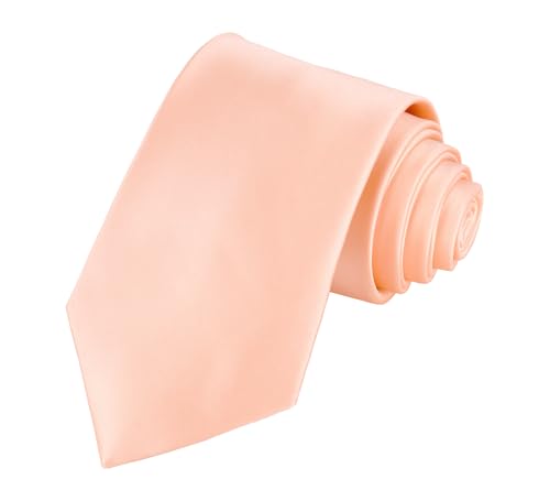 TIE G Solid Satin Woven dyed Color Formal Black Necktie and Pocket Square Sets in Gift Box