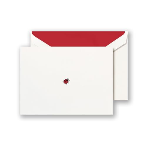 Crane & Co. Ladybug Note coffret cadeau papeterie Rf1408