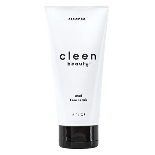 Cleen Beauty CLEN219104 Acai Face Scrub | Acai Face Exfoliator | Exfoliating Face Wash With Brazil Nut Oil & Avocado Oil | Facial Scrub cover