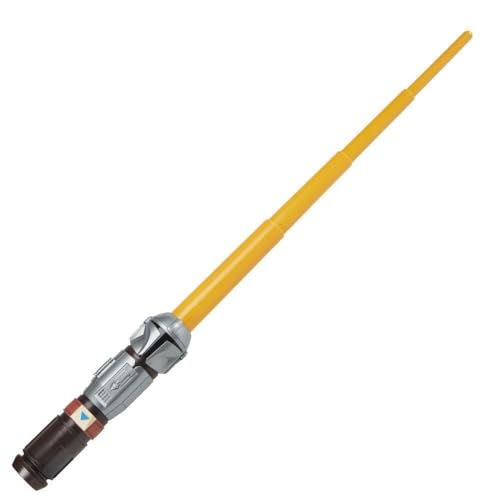 Star Wars Lightsaber Squad, The Mandalorian, Sable de luz Naranja Extensible, Juguetes Infantiles para Juego de rol, A Partir de 4 años
