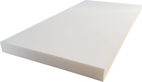 All4All Schaumstoff - Zuschnitt 40x200x15 cm - Schaumstoffplatte - Matratze RG 25/44 - Möbelschaum - Polsterschaum - Schaum - Polster Schaumstoff - Schaumstoffmatratze