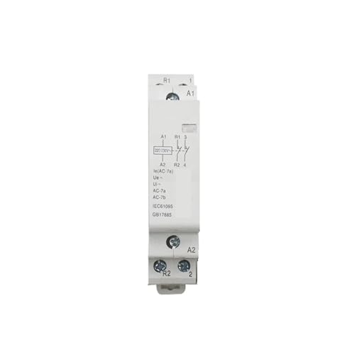 Contacteur modulaire 20A silencieux 2NC commande 220V 230V