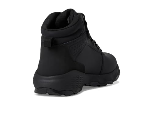 Columbia Columbia Men's Newton Wander Leather Black/Shark 8 Wide