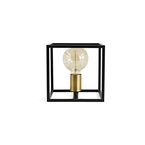 LIFA LIVING Schwarze Vintage Tischlampe aus Metall Cover