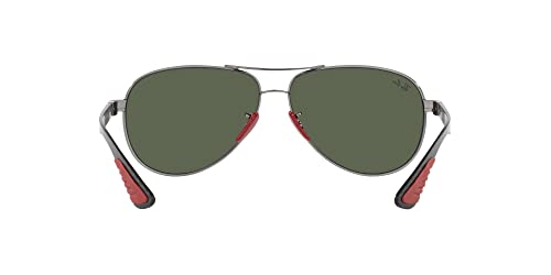 Image of Ray-Ban womens Rb8331m Scuderia Ferrari Collection Aviator Sunglasses