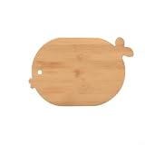Tabla de cortar de madera para cocina para preparación de comidas, tallar filetes, rebanar frutas, servir queso, charcutería, bandeja reversible de preparación de alimentos (G)