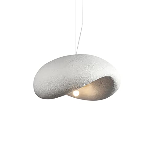 Lampe suspendue blanche en polystyrène HJLJKG réglable pour îlot de cuisine