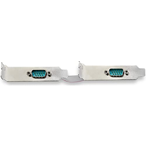 Image of StarTech 2-Port PCI Express RS232 Serial Adapter Card, TAA (PEX2S953LP) | PCIe RS232 Serial Host Controller Card, PCIe to Serial DB9, 16950 UART, Windows & Linux, Low Profile Expansion Card