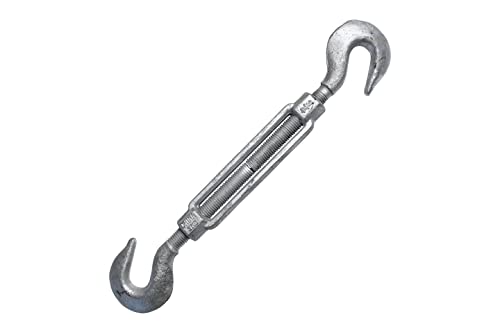 Garrucha galvanizada en caliente tipo gancho de 3/4" x 6" Indusco miniatura 2