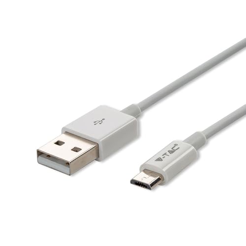 WatioWave Micro-USB-Kabel, 1 m, weiß, 1 m lang, ideal zum schnellen und...