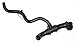 Mechanics Choice Lower Radiator Coolant Hose for 2012-2017 Fiat 500 (1.4L 4 Cylinder)