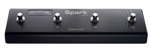 Positive Grid Spark Control Wireless Guitar Footswitch Pedal Controller for Spark Guitar Amplifier and Mobile App with Backing Tracks