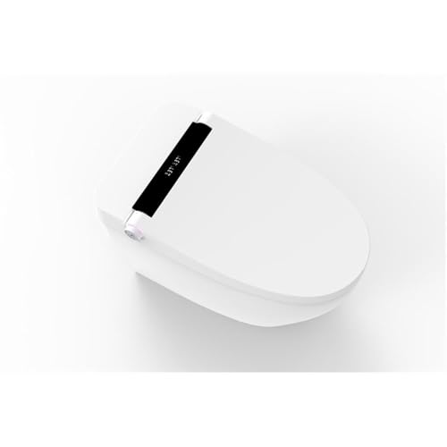 Inodoro Inteligente Moderno de Cerámica Pemberly Row con Bidet, Asiento Calefactable, Diseño Sin Tanque, Acabado Blanco, Pantalla Digital, Ajustes Personalizables, Secado con Aire Caliente, Descarga Automática, 26.8 x 15.8 x 18.3 pulgadas miniatura 7
