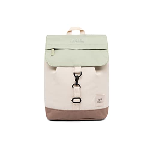 Lefrik - Mini sac à dos Scout Décontracté, pratique et sûr - Tissu 100% recyclé - Ecologique - Pour votre quotidien ou pour découvrir de nouvelles villes - Couleur Farmers Cover