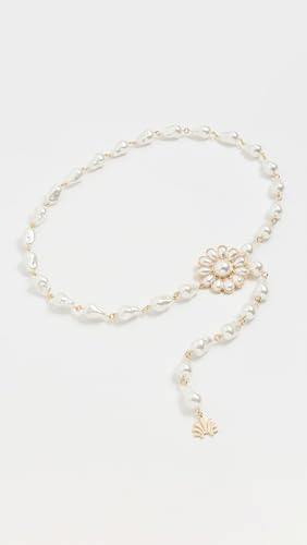 Lele Sadoughi Women's Baroque Pearl Belt2