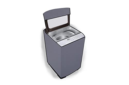 Stylista Fully Automatic Top Load Washing Machine Cover Compatible for 6 kg to 6.4 kg Grey (HxWxD) 36x23x23 Inches