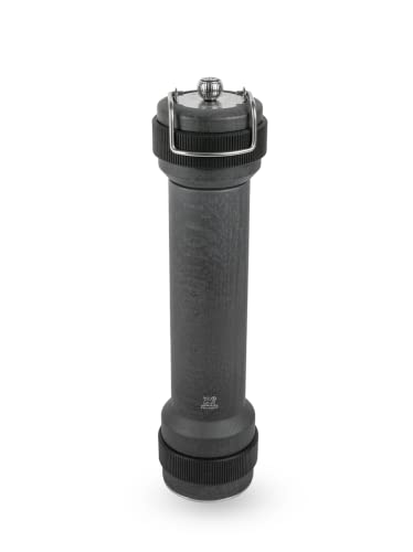 Peugeot Barbecue Wood Pepper Mill with built in light, Graphite, 12in