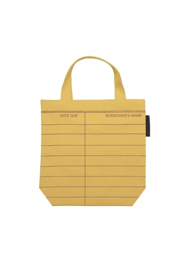 Bolso tote mini amarillo con bolsillo interior miniatura 3